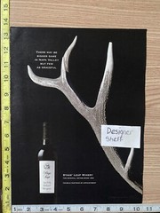 Stags&rsquo; Leap Cabernet Wines 2015 Campaign Print Advertisement
