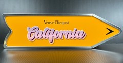 Veuve Clicquot Champagne Destination Blank Arrow Tin – Customizable- New