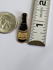Abondance Wine Bottle Lapel Pin Winery California Vineyard