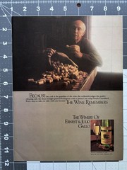 1980 Ernest & Julio Gallo Wines Original Vintage Advertisement Print Ad