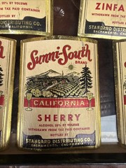 (5 Different) Sacramento, CA Wine Bottle Labels Sunni-South Tokay Zinfandel Port