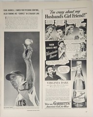1941 Garretts Virginia Dare American White Wine Vintage Ad Im crazy about my