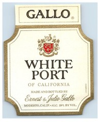 1950&rsquo;s-70&rsquo;s Gallo White Port #2 California Wine Label Original S58E