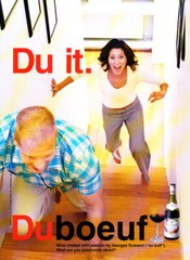 DUBOEUF WINE AD #4 RARE 2003 OUT OF PRINT