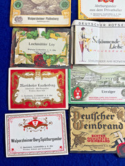 Esquisite 1920s Germany Wine Bottle Label Collection Lot Vintage Antique