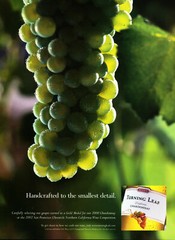 TURNING LEAF WINE AD #4 RARE 2002 OOP