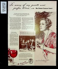 1940 Wine Advisory Board California Sherry Woman Dress Vintage Print Ad 36176