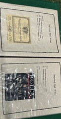 Vintage 1980s Wine List Binder w/ Château Lafite Rothschild & Parducci Labels