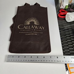 Reusable Wine Gift Bags Lot of 4 Callaway/Somerset/Burlap & Multi‑Bottle Holders