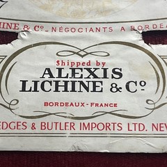 MOULIN A VENT du Domaine 1967 RARE Vintage FRENCH WINE LABEL Alexis Lichine Co.