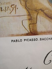 Picasso For Chateau Mouton Rothschild ( 1881- 1973) Wine France, Original Promo