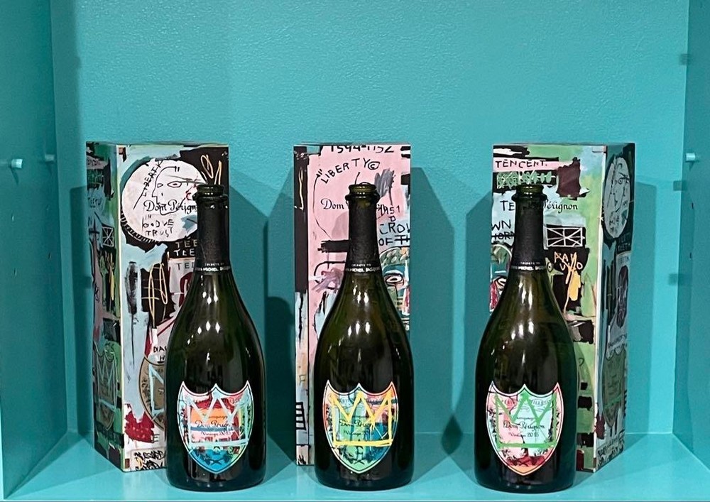Dom Perignon 2015 Jean Michael Basquiat Edition Limited 3 Empty Bottle 3 Box Set
