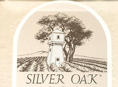 Vtg – Silver Oak 1982 Napa Valley CA – Cabernet – Wine Bottle Coaster / Stand