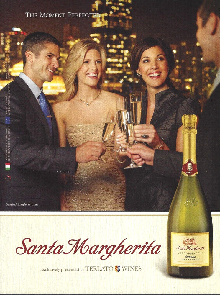 2015 Santa Margherita Wine Terlato The Moment Perfected Print AD Advertisement