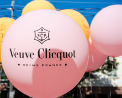 10 Veuve Clicquot Balloons – 5 Pink and 5 Orange XL Size