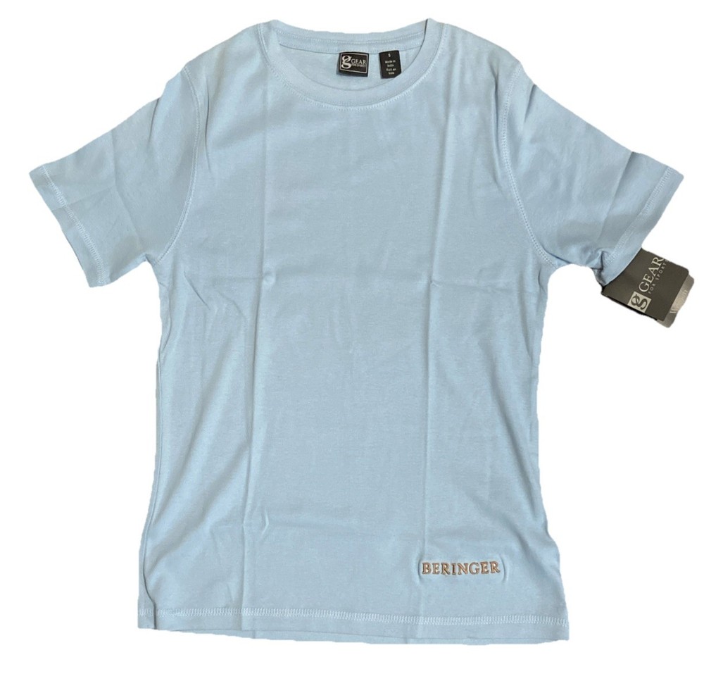 Beringer Vineyard Napa Valley Winery Women’s Small Blue T-shirt 100% Cotton