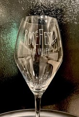 Exclusive RoséFest Napa Valley Riedel Wine Glass Susan G. Komen ~ PRISTINE!
