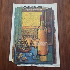 Vintage Wine Advisory Board Poster Sherry 21&Prime; x 28&Prime;