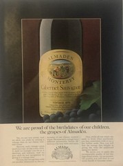 1979 Almaden Wine PRINT AD Cabernet Sauvignon – Monterey San Jose CA VTG 1970s