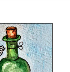 « Vintage 2020 » Sheep Incognito Art Print Quarantine Paper Wine Bottle 8×10 Mat