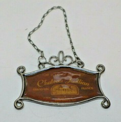 Chateau Jullian Bordeaux Grandvin France Advertisement Small Sign 3&Prime; X 2&Prime; B15