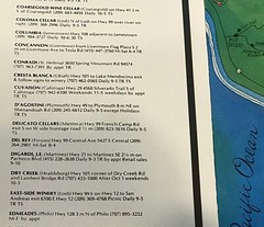Original 1973 San Francisco Magazine – N. California Wine Country Poster, Napa