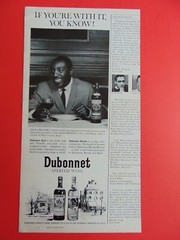 1963 Dubonnet Aperitif Wine endorsed by Dick Gregory photo art print ad