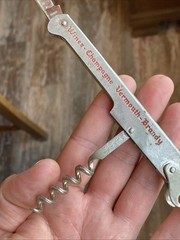 The Christian Brothers Vermouth Brandy Wine Corkscrew Knife Bottle Opener Italy