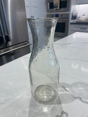 Clear Glass Grape Embossed Wine Carafe – JFJ Winery, Ceres California