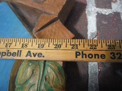 VINTAGE BODENHEIM A/RHEIN GERMANY, LARGE HEAVILY CARVED WOOD CITY SEAL SIGN.