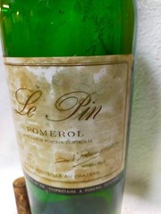 Magnum 1.5 L Size Chateau Le Pin 1991 Pomerol (empty) Glass Bottle With Cork
