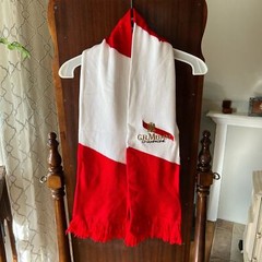 New! G.H. Mumm Champagne Scarf Red And White