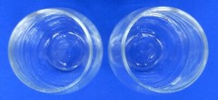 Grimes Mill Winery Wine Tasting Clear Glass Etched 6 oz. (Set of 2)