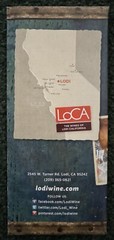 2014 Loca The Wines of Lodi California Wine Map and Guide Brochure