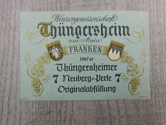 Winzergenossenschaft Thüngersheim am Main Franken Neuberg German VTG Label Wine