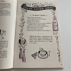 Vintage 1968 Dine With Wine Recipe Booklet – Taylor Wine Co