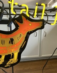 2002 Yellow Tail Wine Kangaroo Neon Style Store Display Sign Works