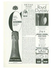 1967 de Cazanove Champagne PRINT AD Chateau D&rsquo;Avize
