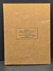 1930&rsquo;s Dirty Dicks Ye Olde Port Wine House – London Promotional History Booklet