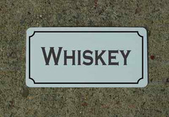 WHISKEY 6&Prime;X12&Prime; Tin Metal Sign Vintage Style Design for Kitchen Bar Decor