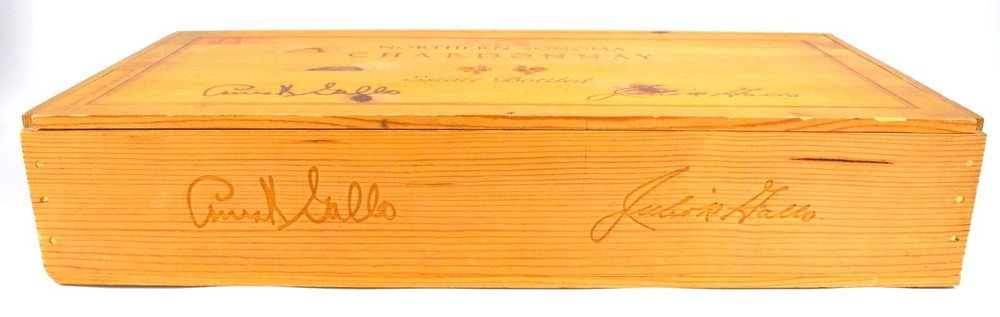 1993 ERNEST GALLO And JULIO GALLO Wine Crate Box – with lid