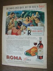 1944 Roma Wines, Grandma&rsquo;s Old Fashioned Molasses 2 sided Vintage PRINT AD 66