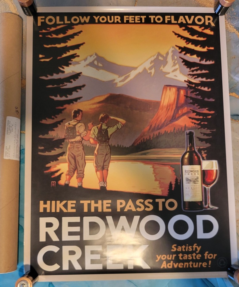 REDWOOD CREEK WINE AD #6 RARE 2004 OUT OF PRINT « HIKE THE PASS TO