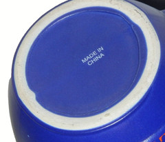TOBIN-JAMES WINERY, PASO ROBLES, CALIFORNIA, BLUE COLOR CERAMIC COFFEE MUG / CUP