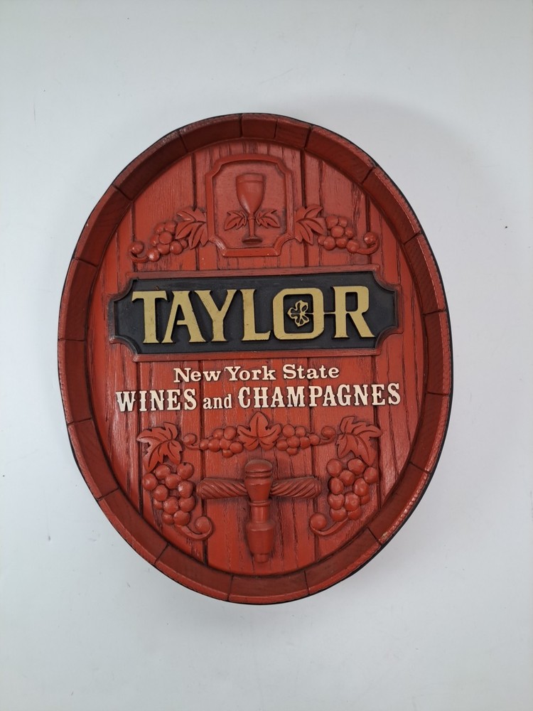 Taylor NY State Wines & Champagnes 3D Tavern Sign