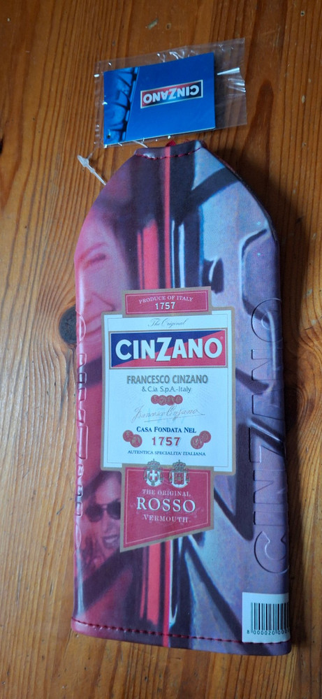 Cinzano Rosso Limited Edition OriginalAdversting Bottle Cover case – red