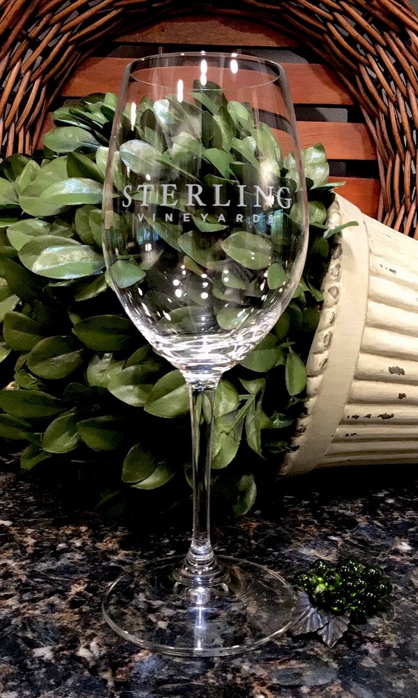 Limited Edition STERLING VINEYARDS Riedel Crystal Wine Glass NAPA ~ PRISTINE!
