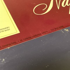 Wines of the Napa Valley Wine Label Series One Collector Poster Art Print 1983
