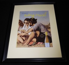 2016 Cupcake Vineyards Framed 11×14 ORIGINAL Advertisement