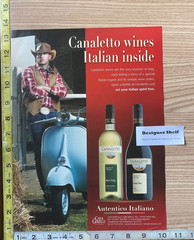 Canaletto Italian Pino Wines 2007 Magazine Print Advertisement